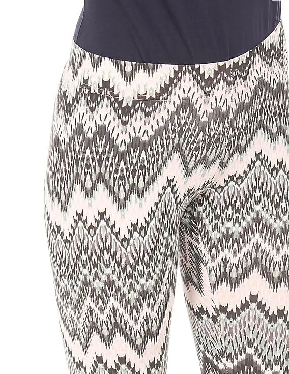 Aeropostale Printed Slim Fit Leggings