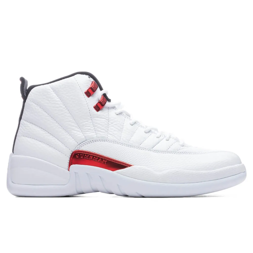 Air 12 Retro 'Twist' - White/University Red