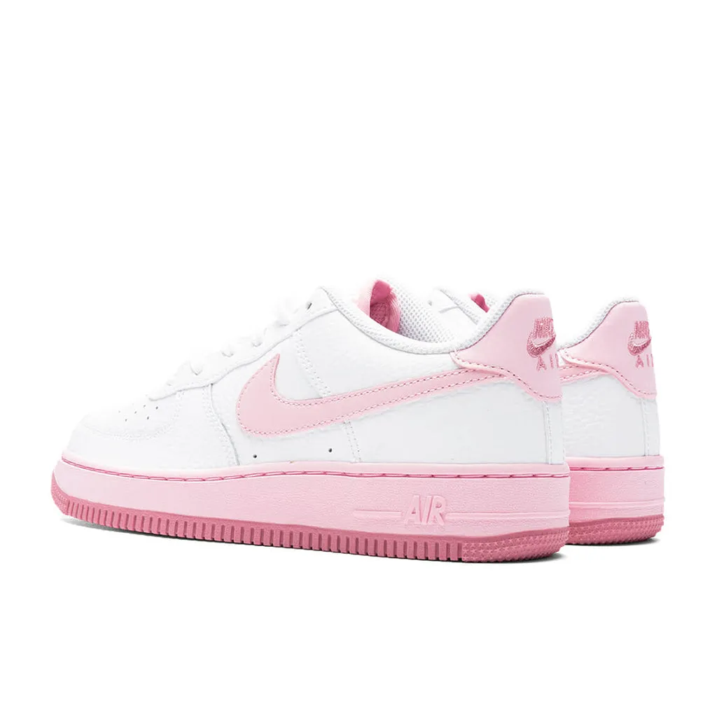 Air Force 1 (GS) - White/Pink Foam/Elemental Pink