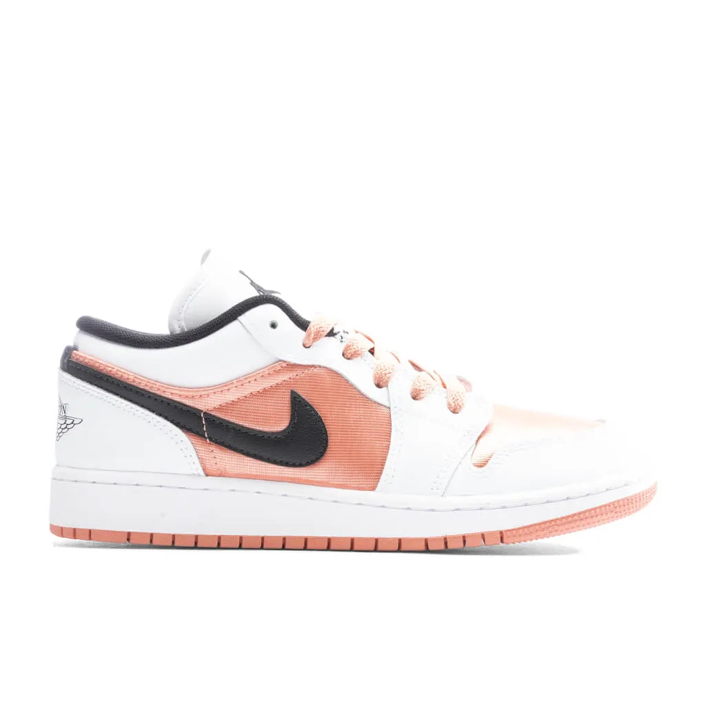 Air Jordan 1 Low (GS) - LT Madder Root/Black/White