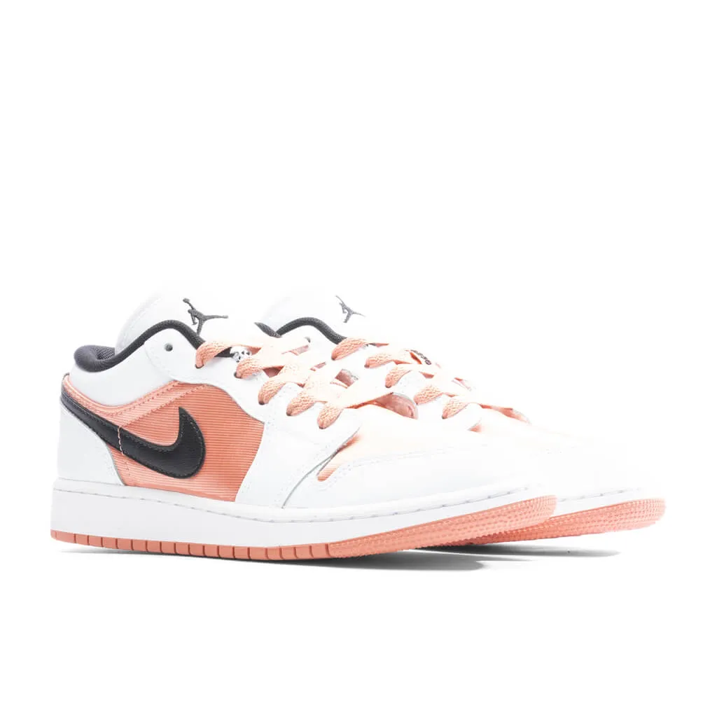 Air Jordan 1 Low (GS) - LT Madder Root/Black/White