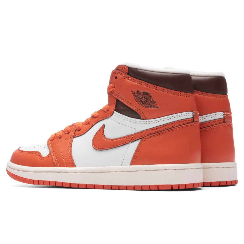 Air Jordan 1 Retro Hi OG Women's - White/Starfish/Cacao Wow