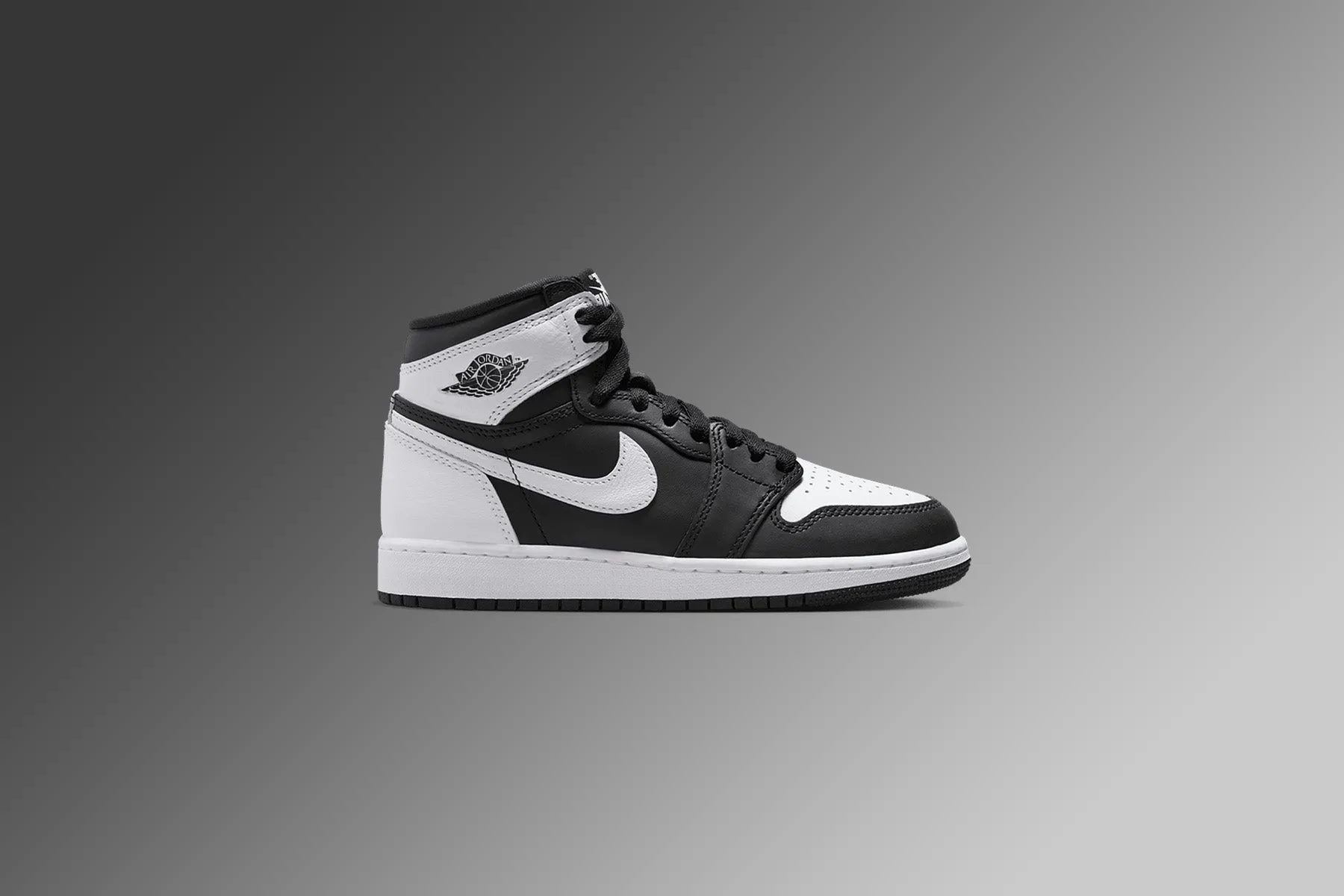 Air Jordan 1 Retro High OG (GS) - Black/White