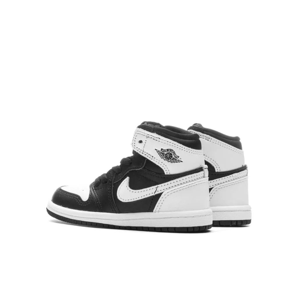 Air Jordan 1 Retro High OG (TD) - Black/White