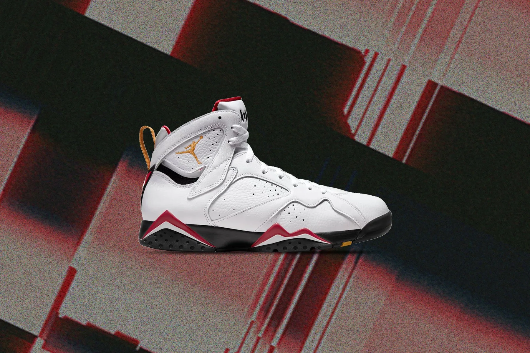 Air Jordan 7 Retro - White/Cardinal Red/Chutney