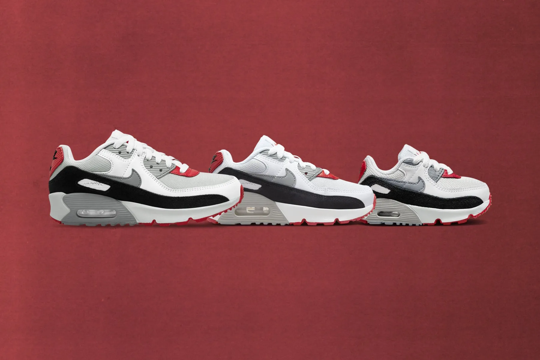 Air Max 90 (PS) - Photon Dust/Particle Grey/Varsity Red