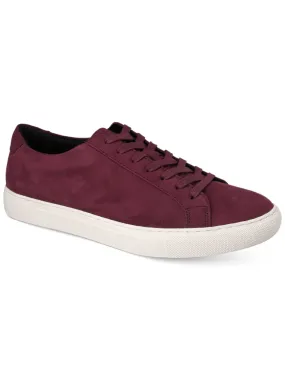 ALFANI Mens Burgundy Comfort Grayson Round Toe Platform Lace-Up Athletic Sneakers Shoes M