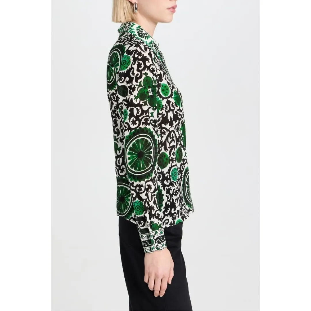 Alice+Olivia  |Casual Style Silk Long Sleeves Office Style Shirts & Blouses