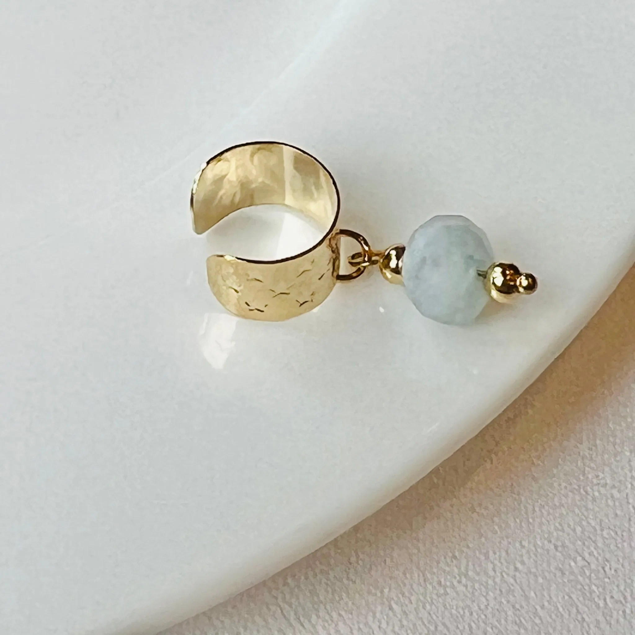 Aquamarine Ear Cuff