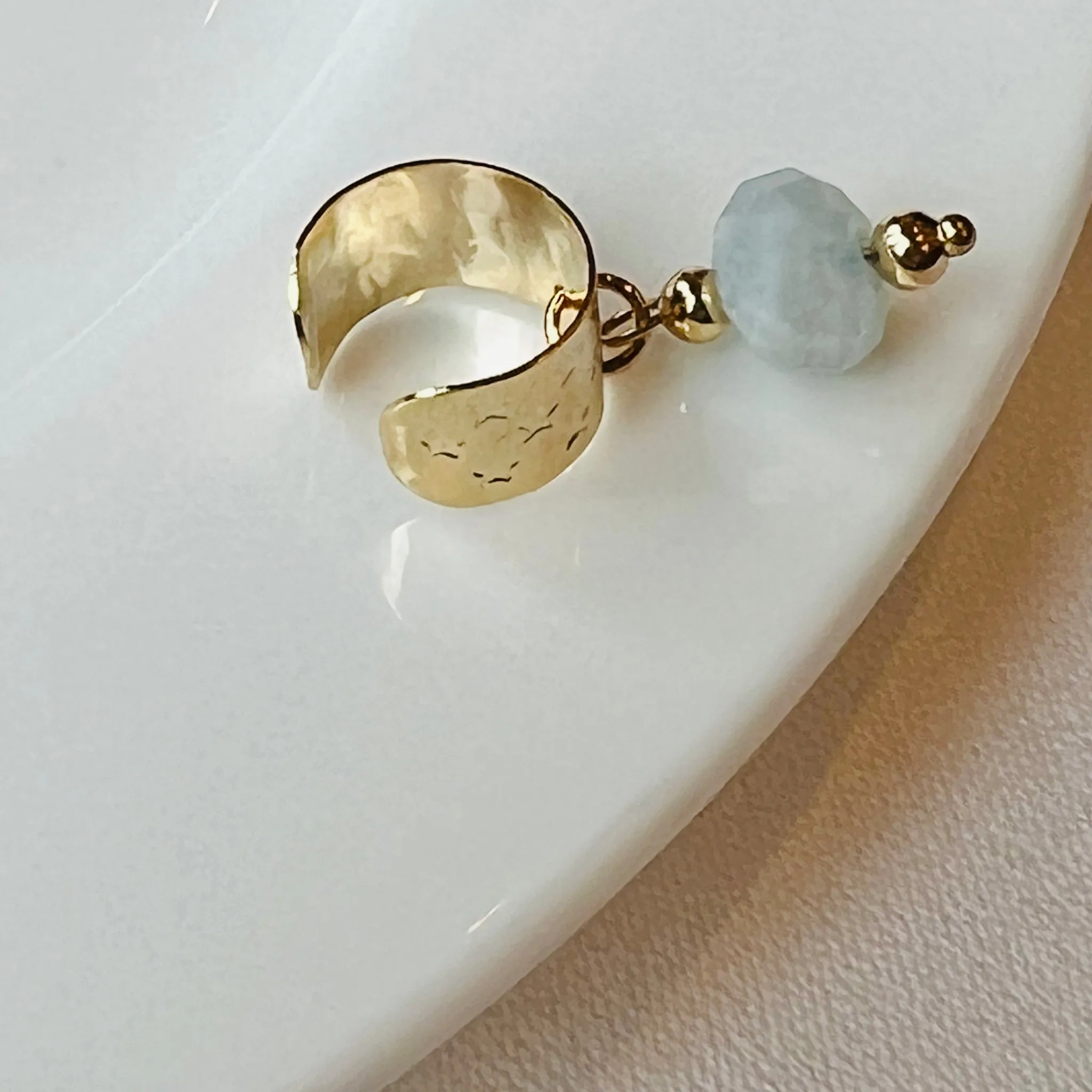 Aquamarine Ear Cuff