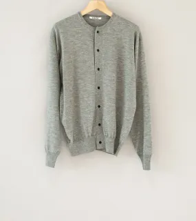 Auralee 'Cashmere Hard Twist Knit Cardigan' (Top Gray)