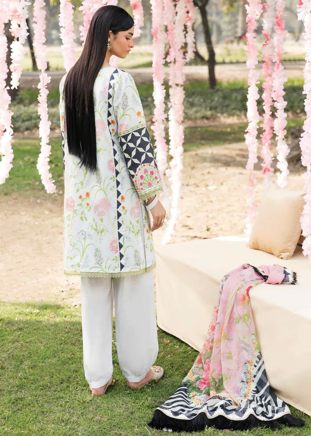 Bahar By Afrozeh Printed Lawn Unstitched 3 Piece Suit - 03