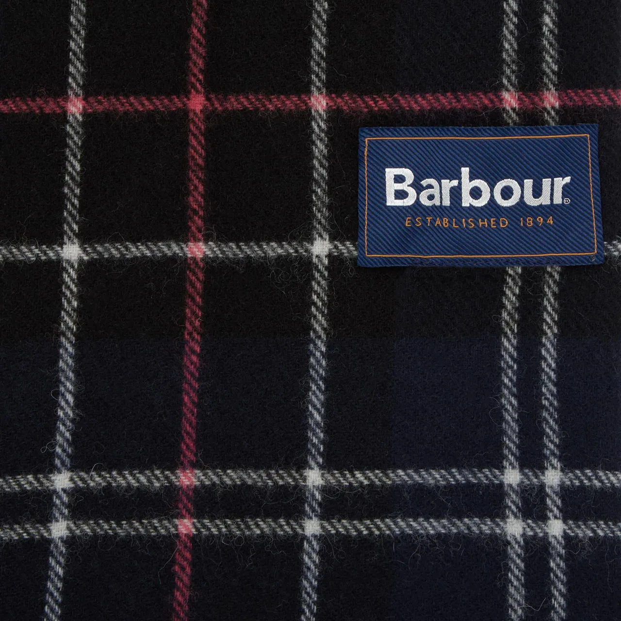 BARBOUR Tartan Fringed Scarf - NY11