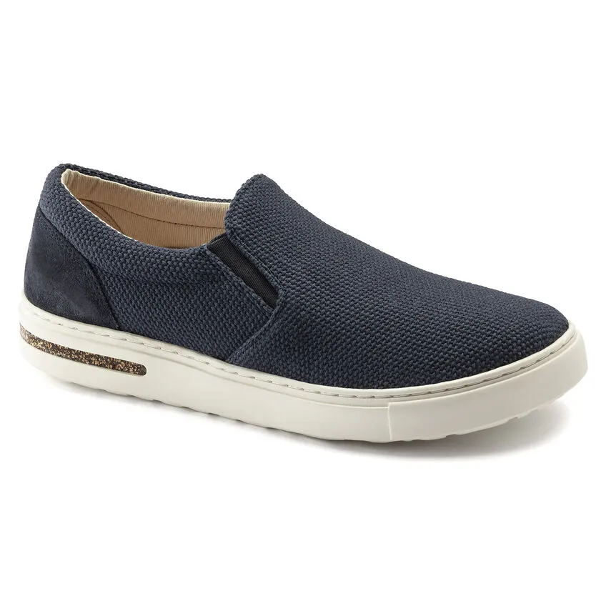 Birkenstock Oswego Canvas/Suede Slip On Sneaker **MEDIUM/NARROW WIDTH**- Midnight