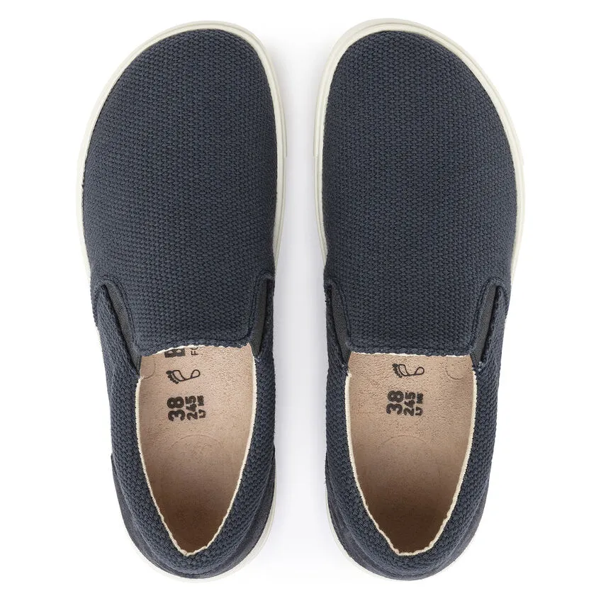 Birkenstock Oswego Canvas/Suede Slip On Sneaker **MEDIUM/NARROW WIDTH**- Midnight