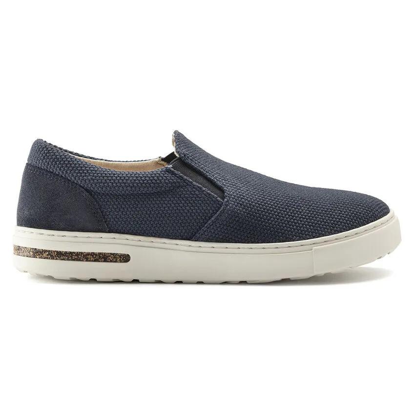 Birkenstock Oswego Canvas/Suede Slip On Sneaker **MEDIUM/NARROW WIDTH**- Midnight