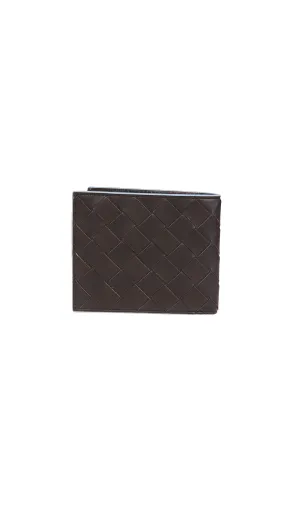 Bottega Veneta Intrecciato Bi-Fold Wallet - Fondant\Ice