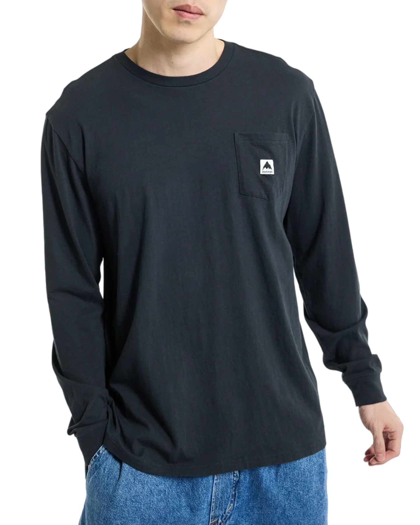 Burton Colfax Long Sleeve T-Shirt - True Black