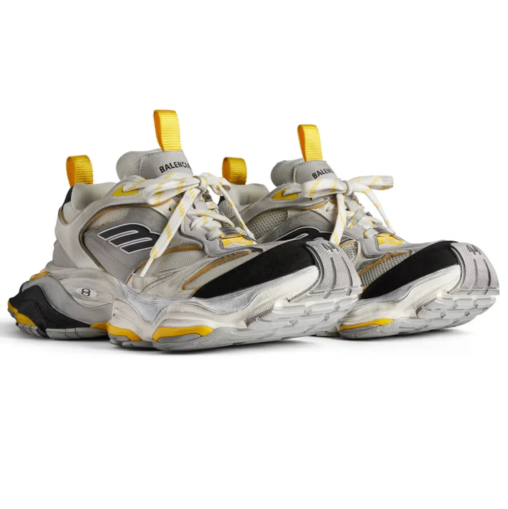 CARGO SNEAKERS - GREY/ WHITE/ YELLOW