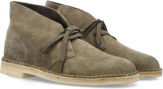 Clarks Originals suede desert boots Green