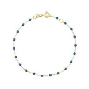 Classic Gigi Jeans bracelet, Yellow Gold, 7.5