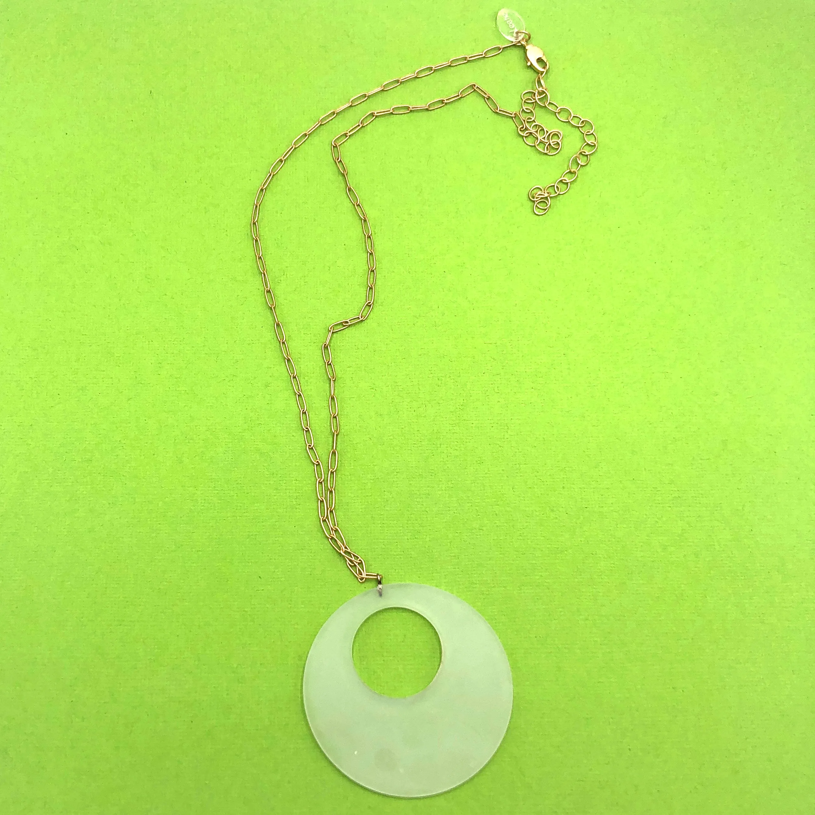 Clear Frosted Gold Medium Necklace - Unboxing #228