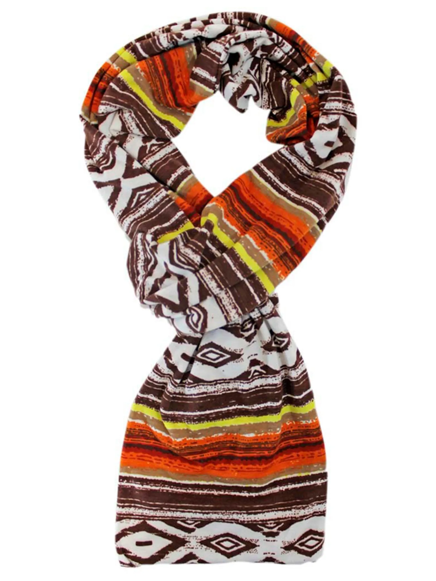 Colorful Aztec Print Ring Infinity Scarf