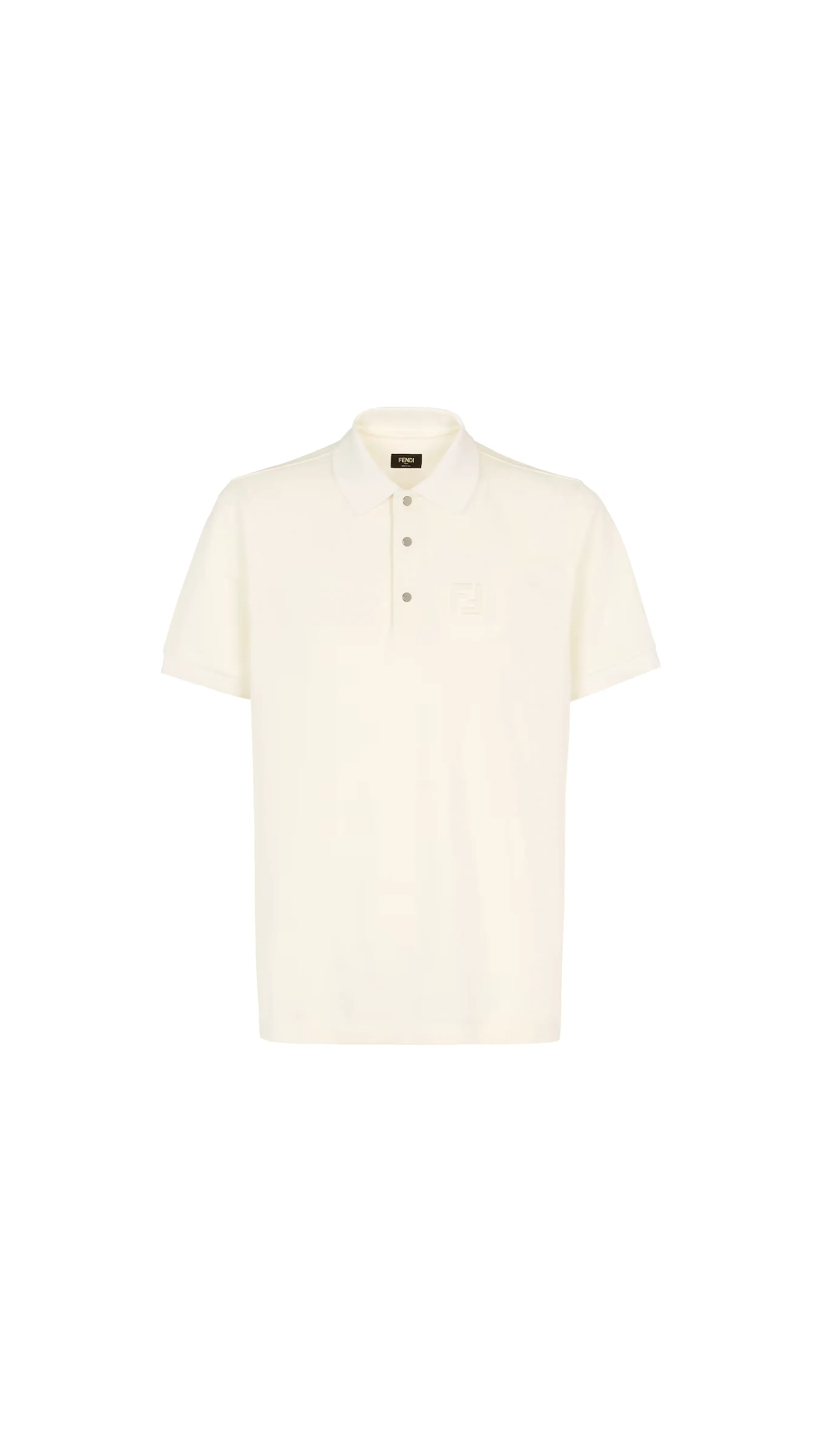 Cotton Polo Shirt - Ivory