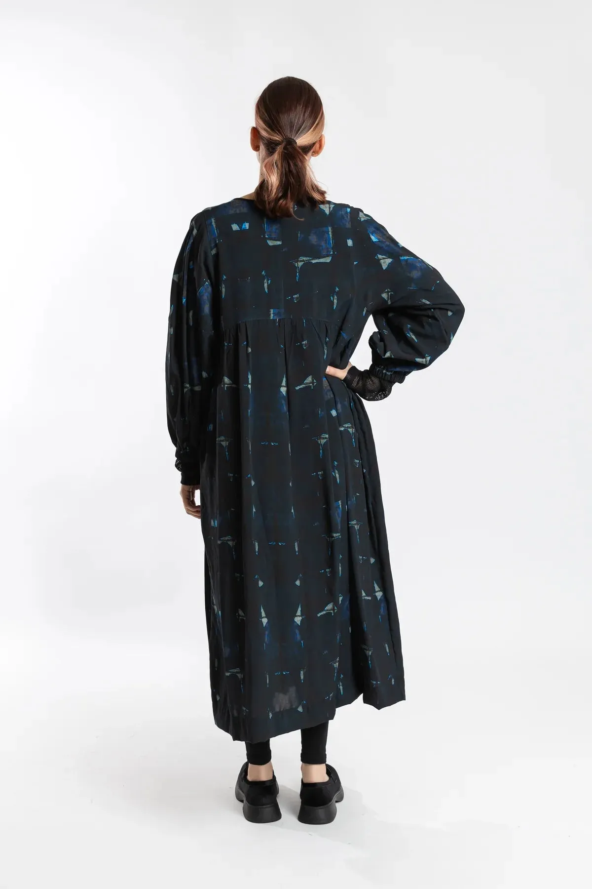 DEEANNE HOBBS Brie Dress Indigo Blue