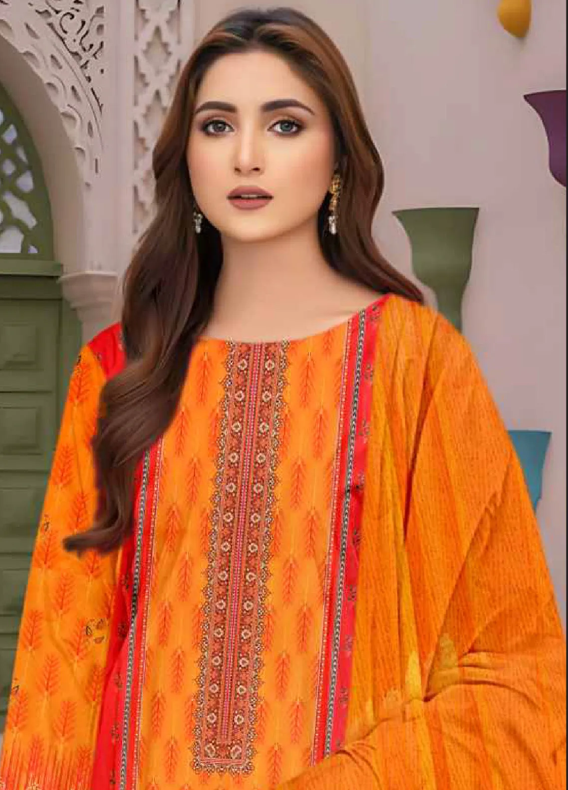 D'Vine By Five Star Digital Printed 3 Piece Unstitched Suit FS24DPL-1178