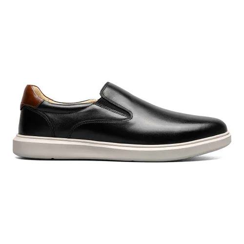 Florsheim Social Plain Black and White Sneaker