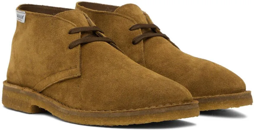 Ghiaia Cashmere Tan Suede Desert Boots