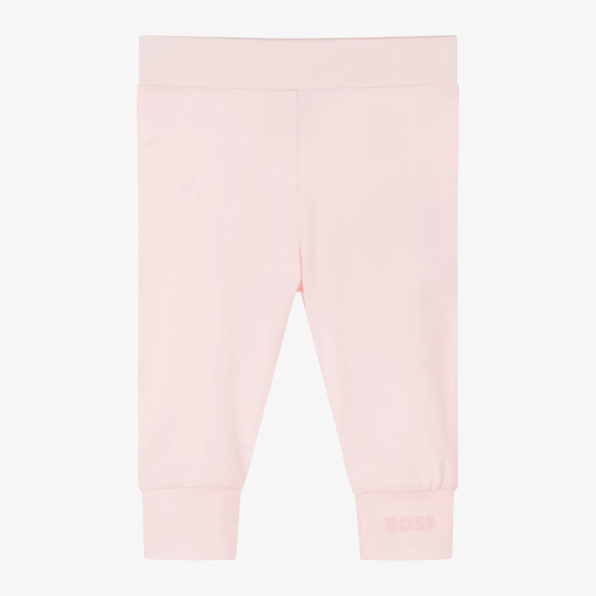 Girls Pink Organic Cotton Leggings