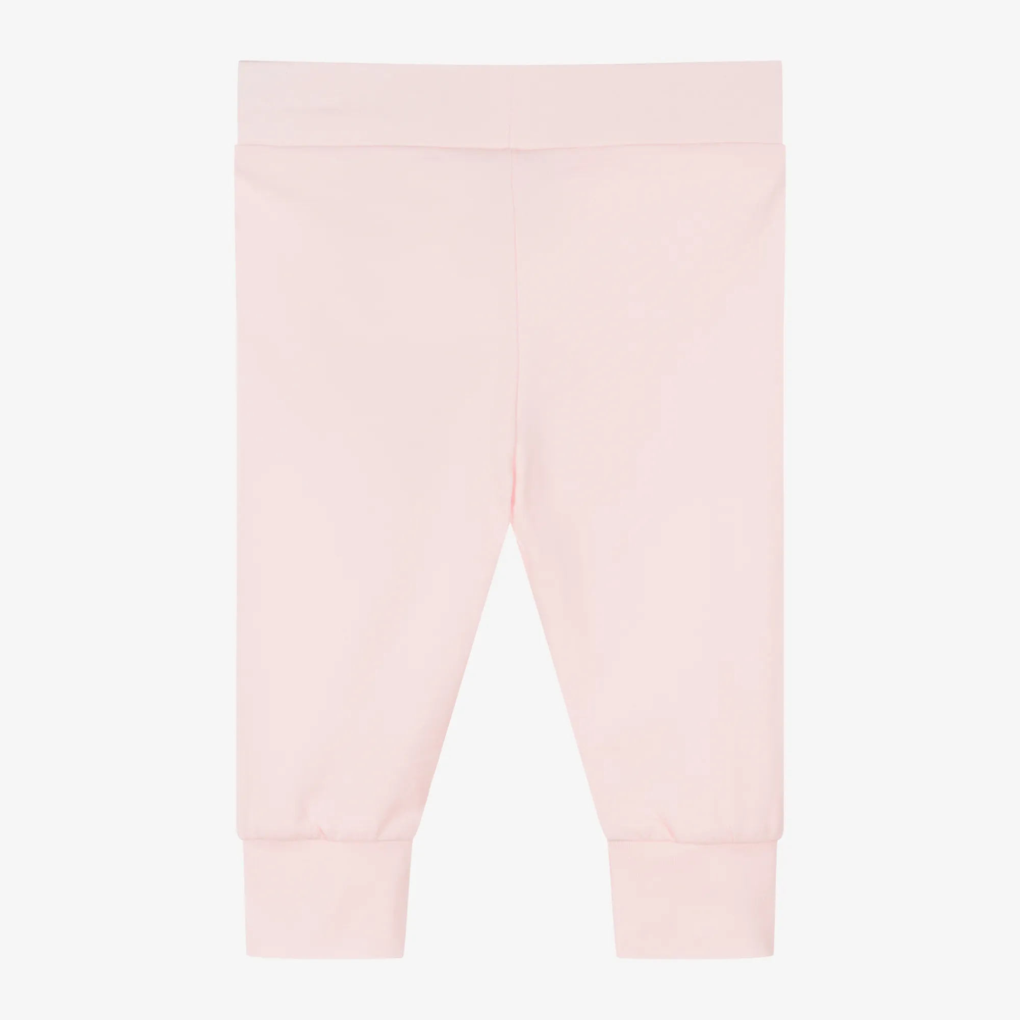 Girls Pink Organic Cotton Leggings