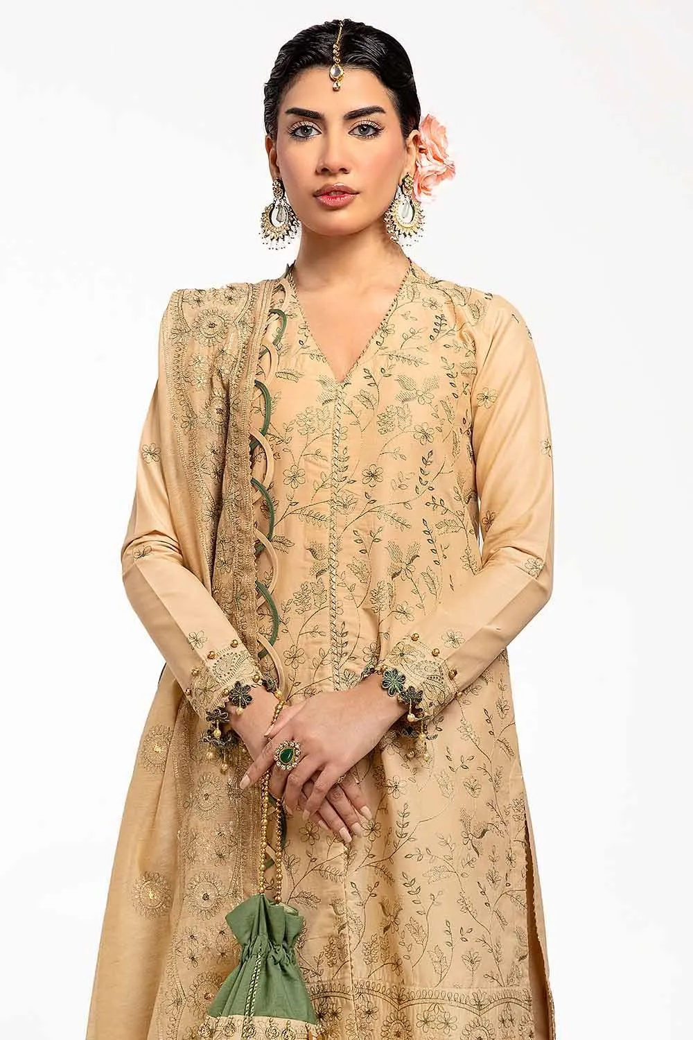 Gul Ahmed Eid ul Adha Embroidered Lawn Unstitched 3Pc Suit FE-42007