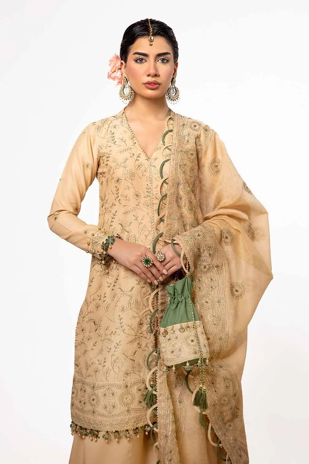 Gul Ahmed Eid ul Adha Embroidered Lawn Unstitched 3Pc Suit FE-42007