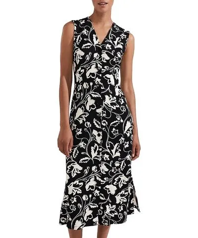 Hobbs London Joanna V-Neck Dress