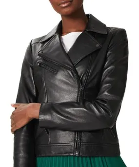 Hobbs London Petites Dakota Leather Moto Jacket