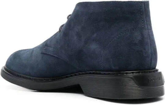 Hogan suede desert boots Blue