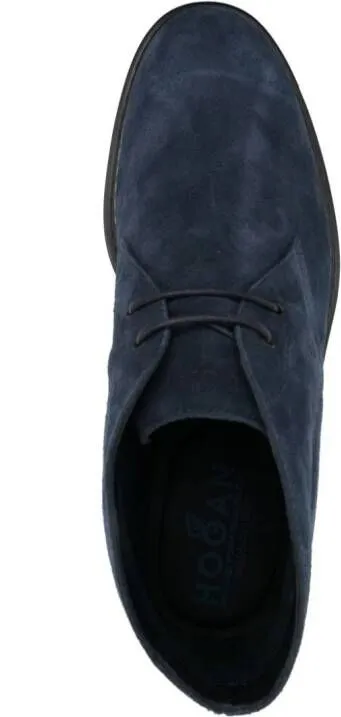 Hogan suede desert boots Blue