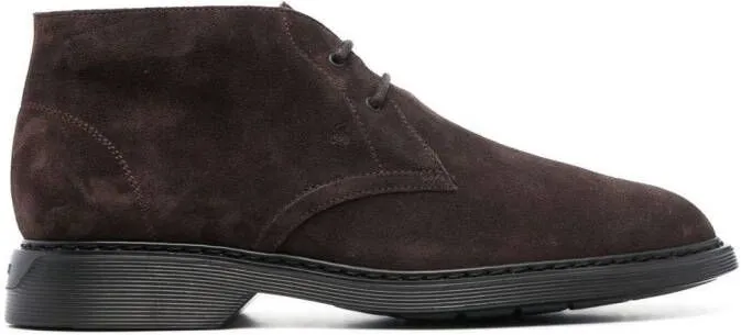 Hogan suede desert boots Brown