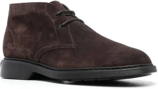 Hogan suede desert boots Brown