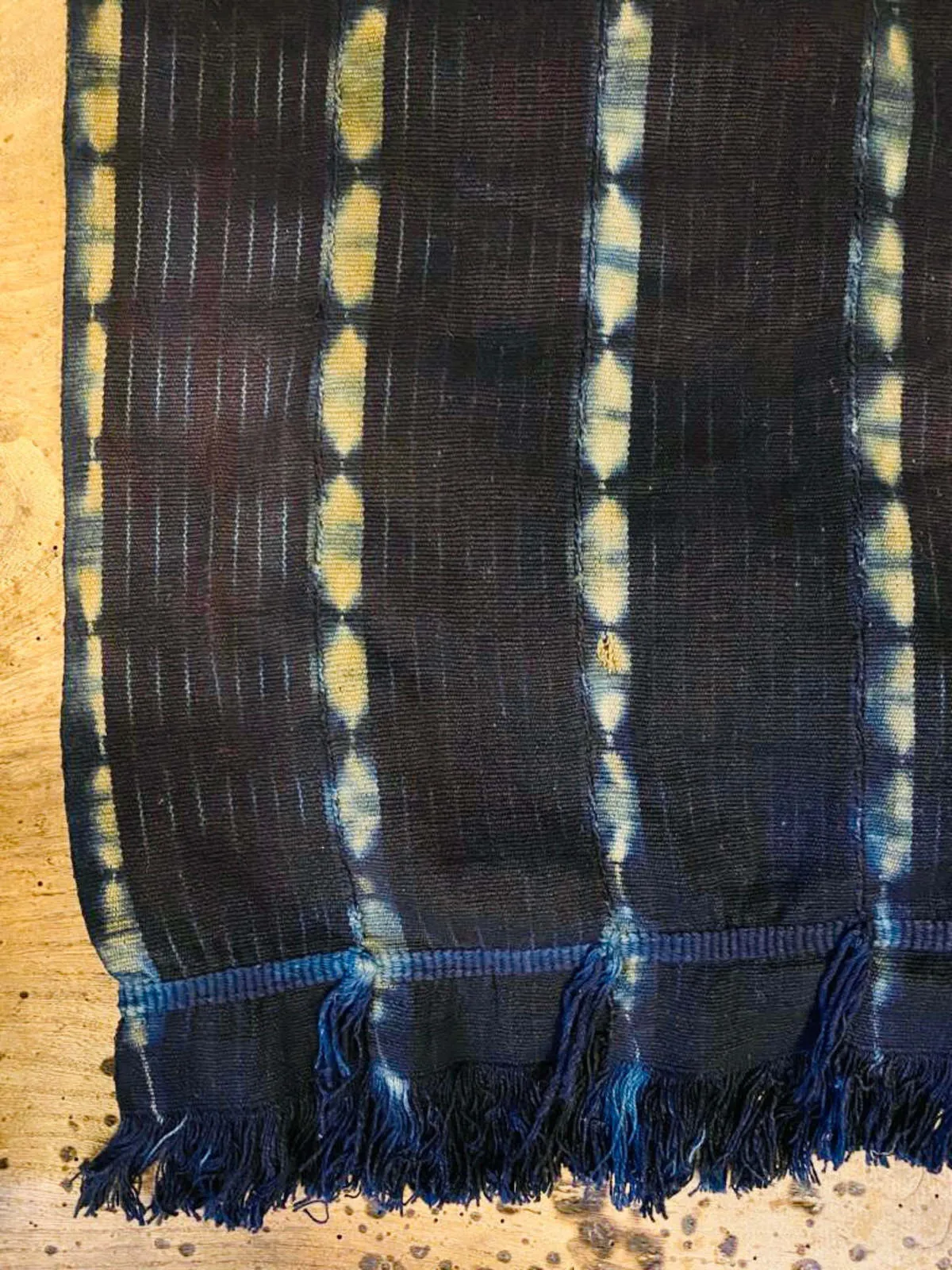 Indigo Vintage handloomed scarf