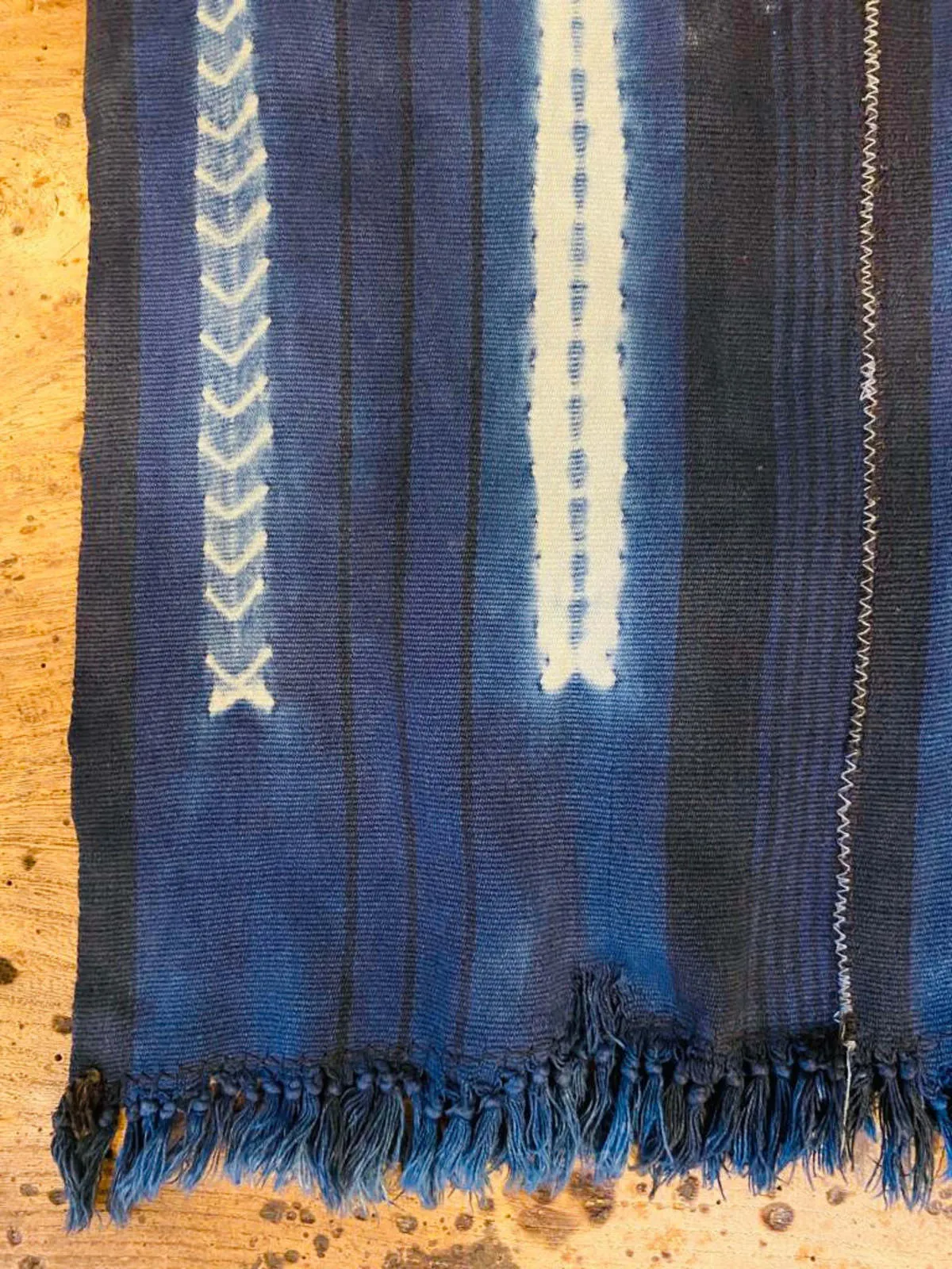 Indigo Vintage handloomed scarf