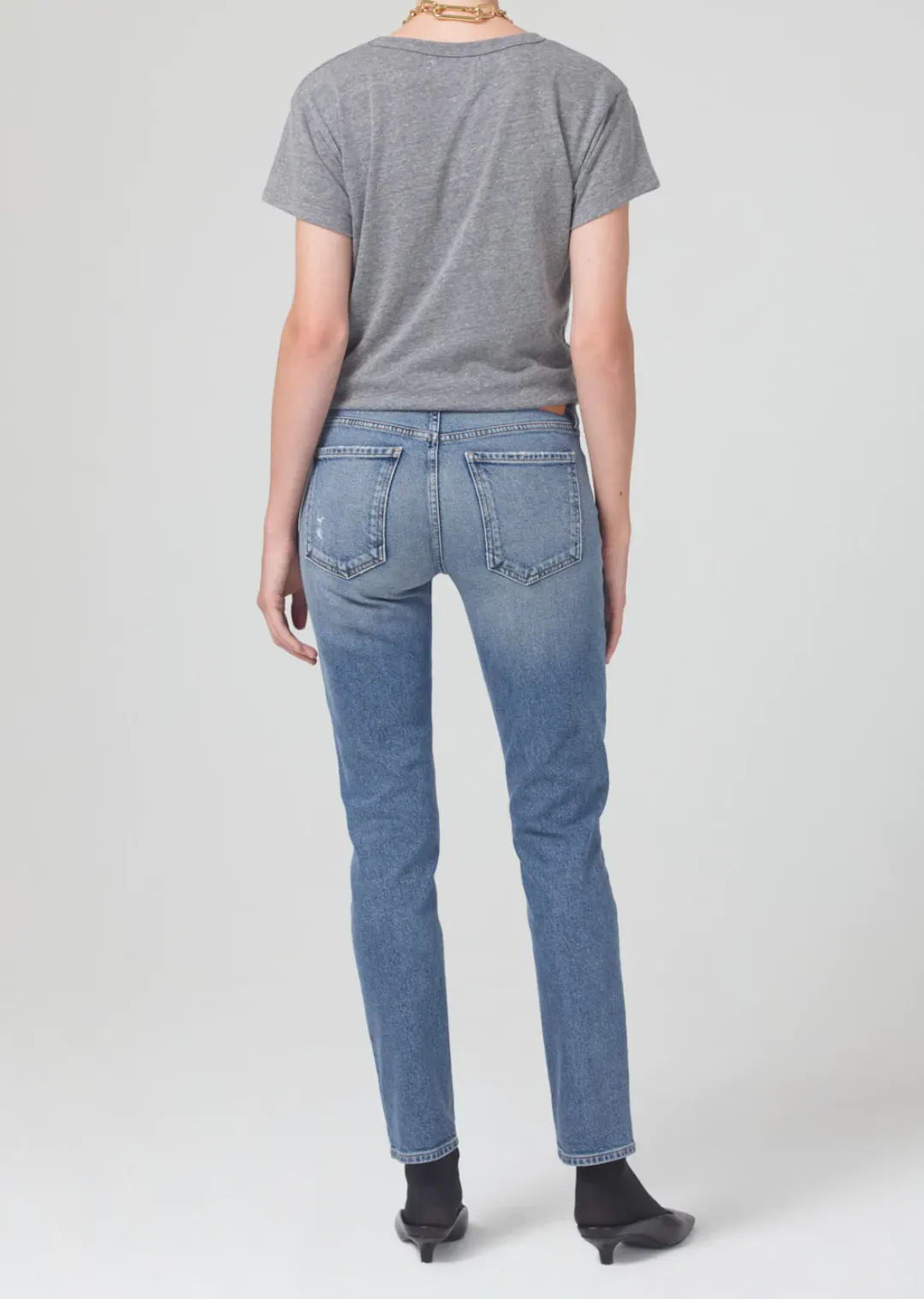 INGA LOW RISE SLIM FIT IN LILLET