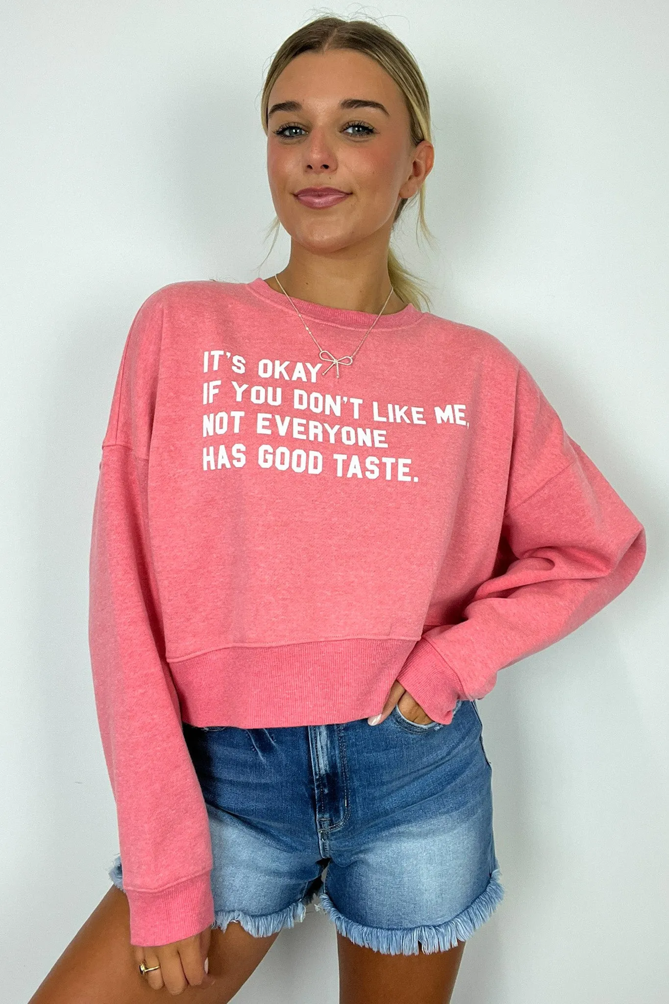 It's OK if you don't like me Graphic Pullover