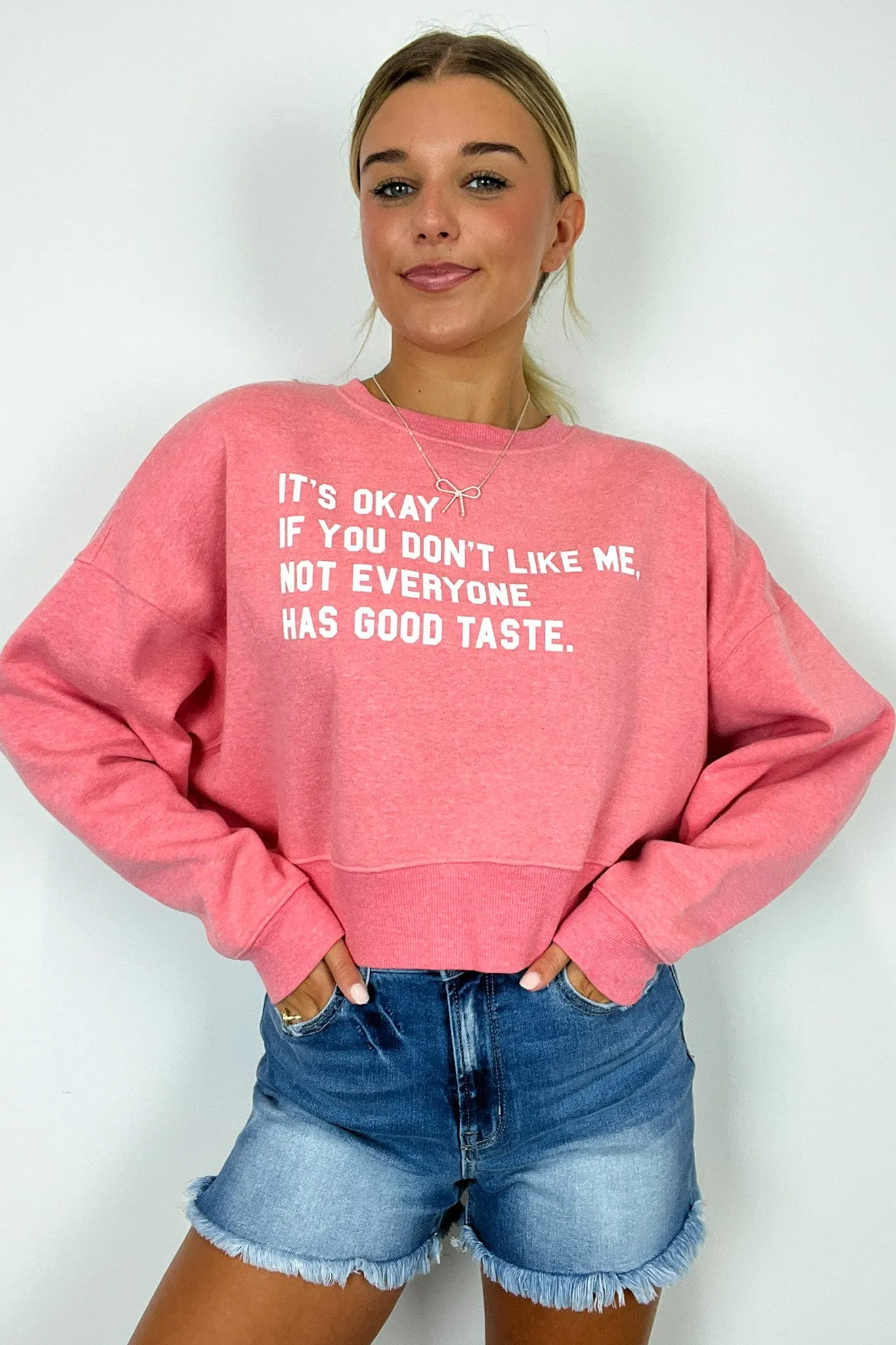 It's OK if you don't like me Graphic Pullover