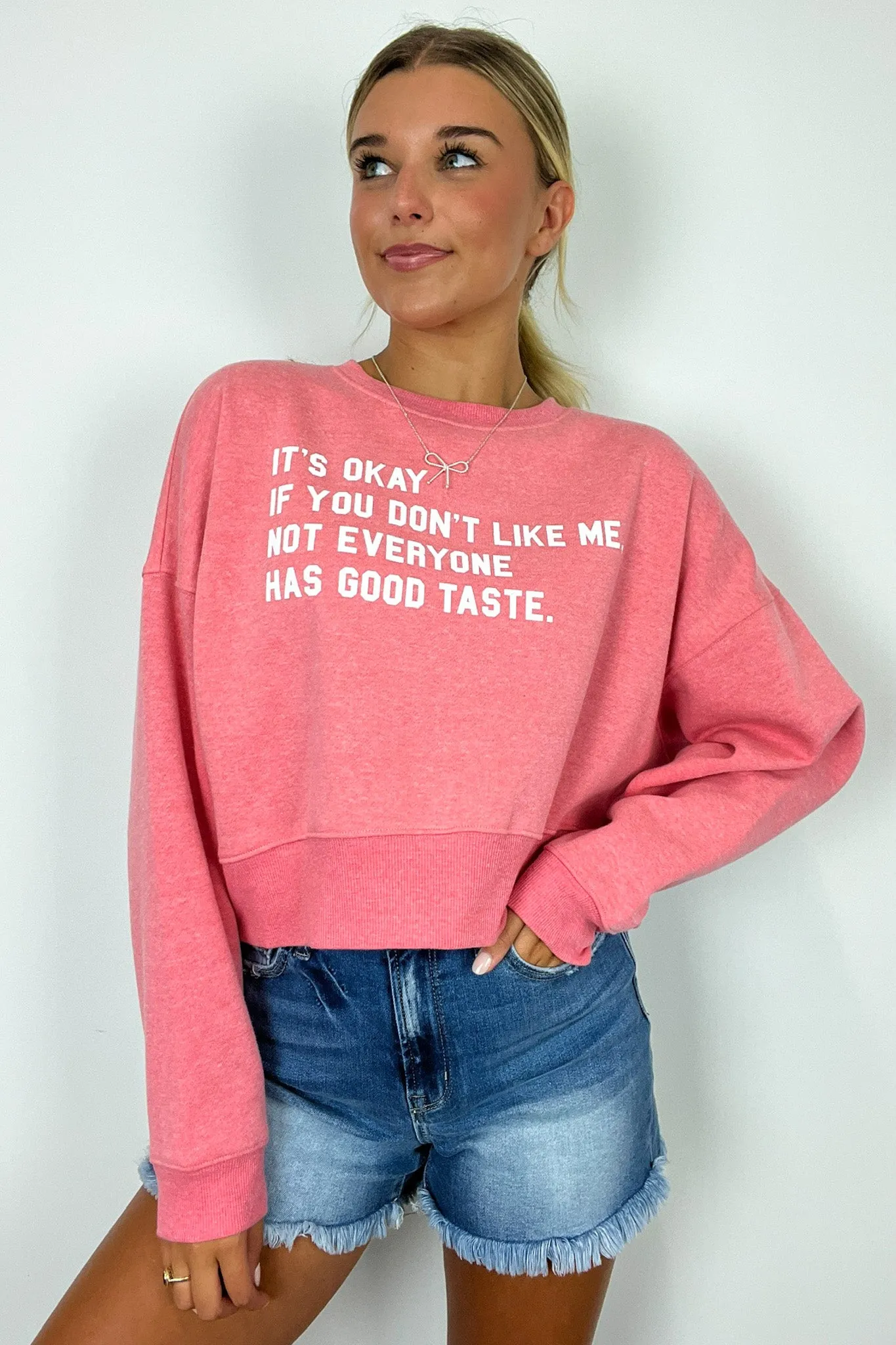 It's OK if you don't like me Graphic Pullover