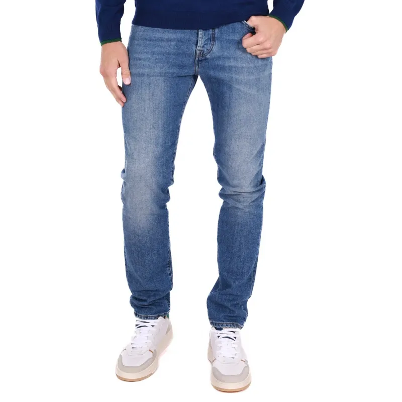 JEANS UOMO SLIM IN DENIM STRETCH, BLU