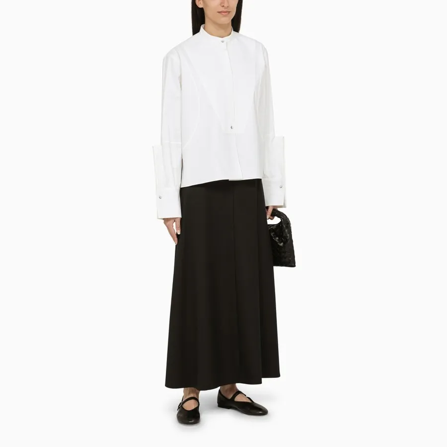 Jil Sander  |Casual Style Street Style Long Sleeves Plain Cotton